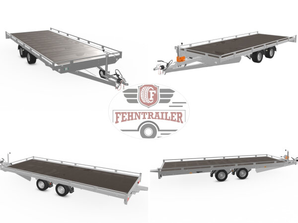 Eduard 5022 GD Autotrailer mit Reling & Rampen - 2000kg-  Lfh 63cm - 195/50R13
