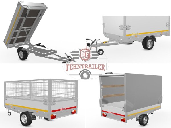 Eduard 2615 -GE- Heckkipper, Bordwände 30cm -1300kg- Handpumpe Lfh: 63cm -195/50R13
