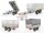 Eduard 2514 GD Heckkipper Bordwände 30cm - 2000kg- Handpumpe Lfh 72cm - 155/80R13