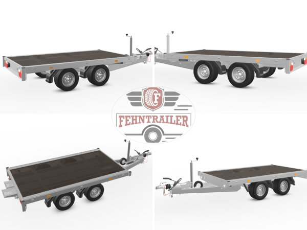 Eduard 2615 -GD- Plattformanhänger -700kg- Lfh: 72cm -155/80R13