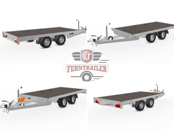 Eduard 3116 -GD- Plattformanhänger -700kg- Lfh: 72cm -155/80R13