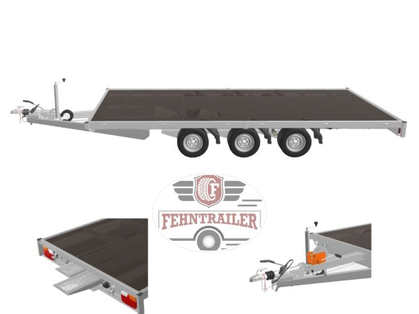 Eduard 4520 GT Plattformanhänger 3500kg-  Lfh 63cm - 195/50R13