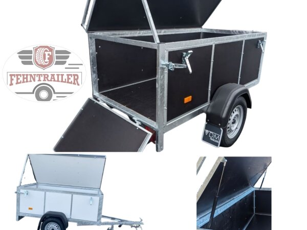 VDM Bagagewagen 175 Deckelanhänger Braun
