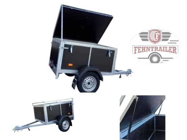 VDM Bagagewagen 150 Deckelanhänger Braun