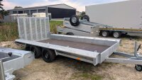 Vlemmix Maschinentransporter L 400x180 Tandem Multiplex-Standard---Auffahrklappe