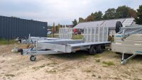 Vlemmix Maschinentransporter L 400x180 Tandem Multiplex-Standard---Auffahrklappe