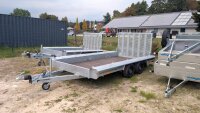 Vlemmix Maschinentransporter L 400x180 Tandem Multiplex-Standard---Auffahrklappe